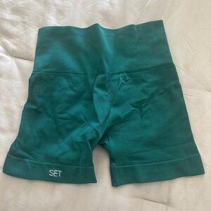 SET Active Teal Athletic Shorts